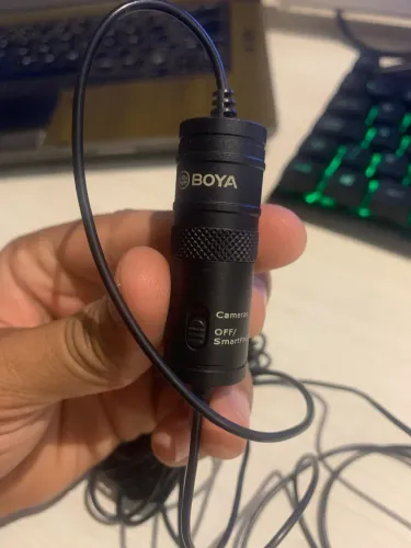 Microfone lapela Boya