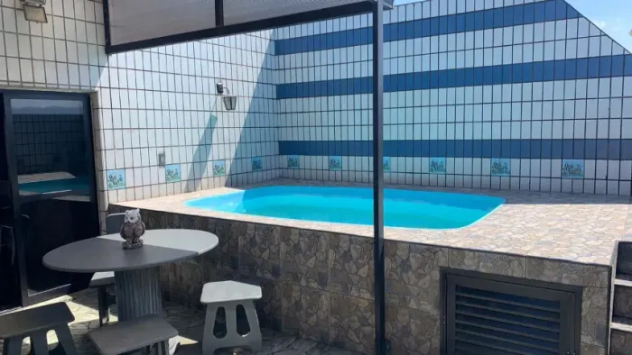 Cobertura Duplex 201 m² com Piscina e Churrasqueira - Aparecida - Santos