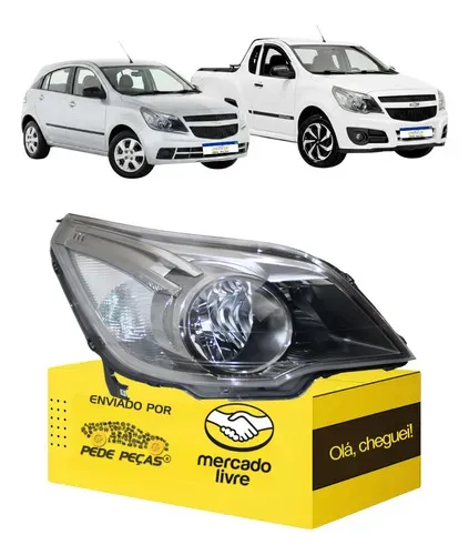 Farol Agile Montana 2010 11 12 13 14 15 16 17 18 A 2021 L.d Direito/passageiro