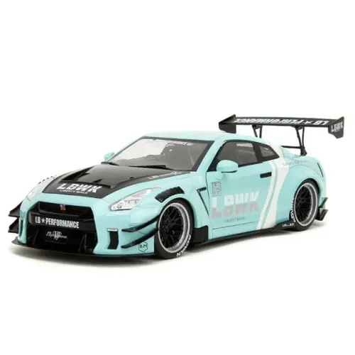 MINIATURA DE CARRO JADA CAR PINK SLIPS - NISSAN GT-R (R35) - LBWK BODY KIT TYPE 2.0 - ESCA