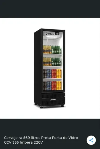 Cervejeira 569 litros 1 mês de uso.