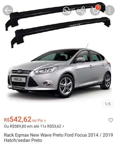 Rack Ford Focus 2014/19