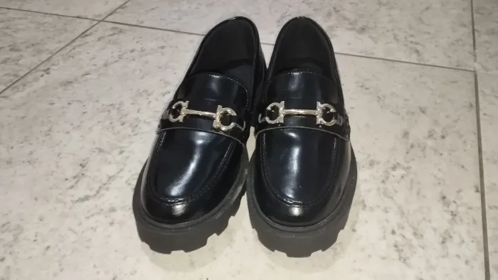 Mocassim preto seminovo