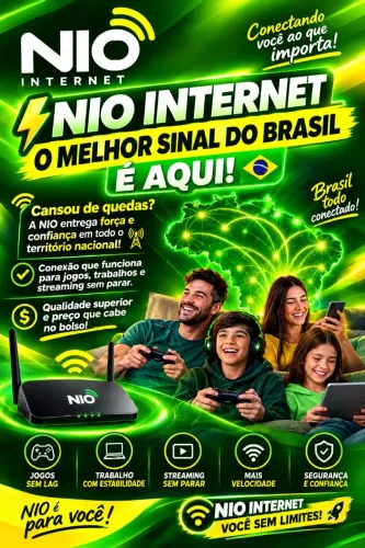 Melhor velocidade e sinal sem quedas