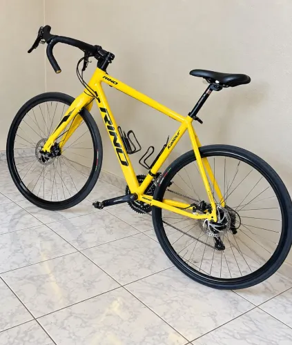 Bicicleta RINO Amarela Speed/Speed Bike - Completa e em Ótimo Estado
