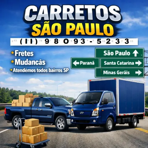 Pequenos fretes e Mudanças em são paulo