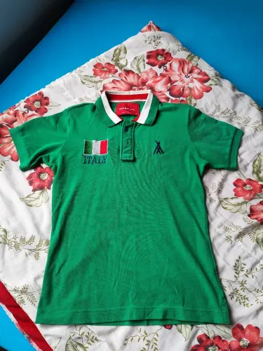 Camisa Polo Masculina OKA Itália Verde - Tamanho P