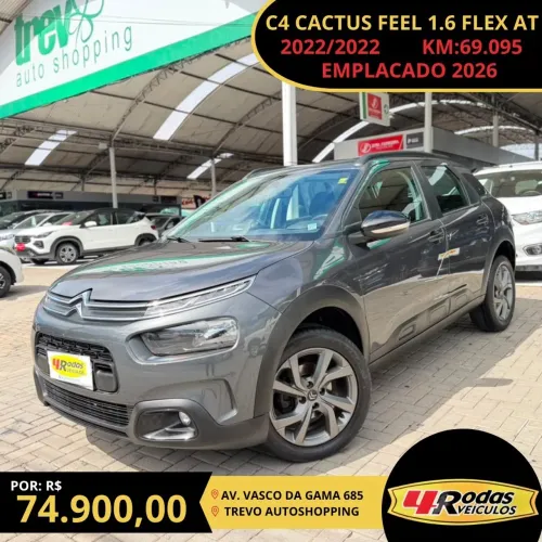 Citroen C4 Cactus Feel Pack 1.6 16V Flex AUT 2022
