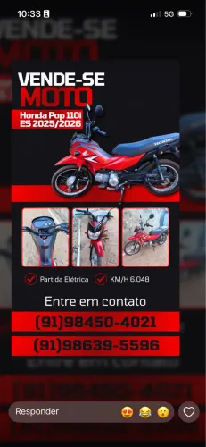 vende se pop 110ies