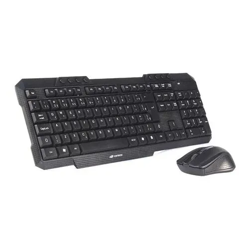 Kit Teclado e Mouse Sem Fio K-w10bk C3tech - Conforto e Precisão - Qualidade Loja COimbra