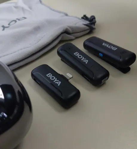 SAIR RÁPIDO: Microfone de lapela BOYA IOS* Leia a descrição!