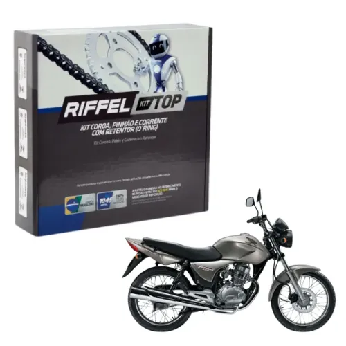 91256 - Kit Coroa Pinhão Corrente Retentor CG 160