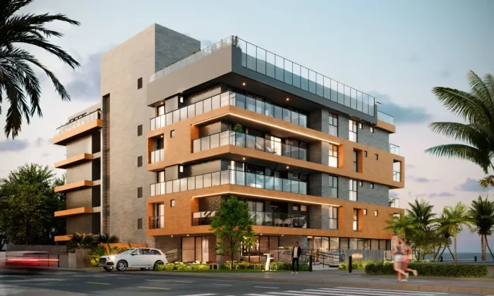 VENDA - Aptos 78 à 108m², área de lazer na cobertura, à beira mar em Intermares - Cabedelo