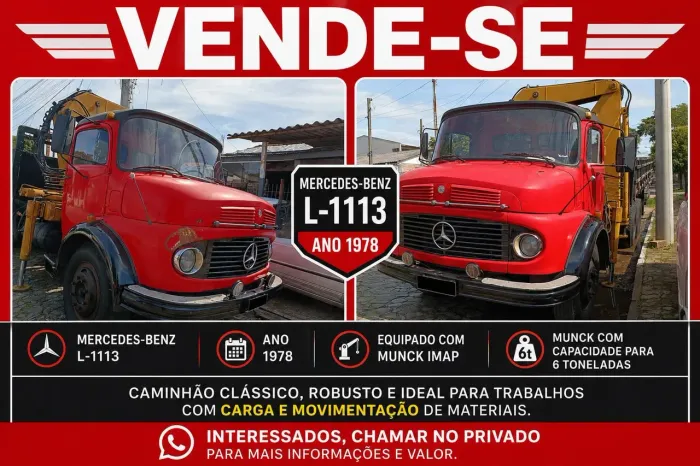 Vendo caminhão Mercedes - Benz