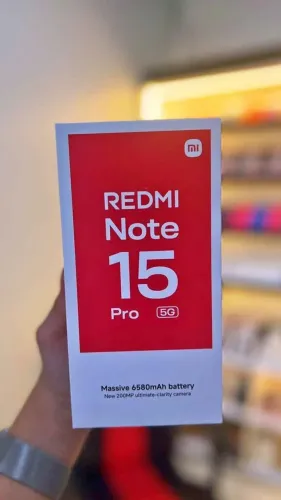Redmi Note 15 Pro 5G Câmera 200MP 8/256GB Tela Amoled 120hz Filma 4k Aceitamos Cartões 