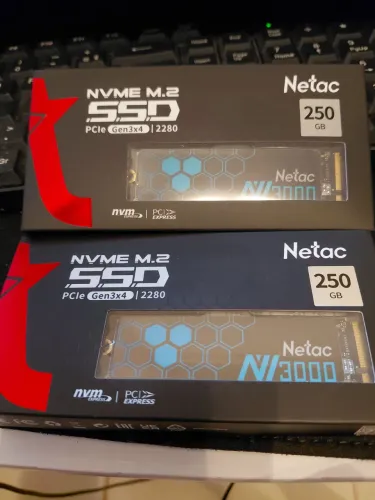 SSD NVME 250GB NETAC NOVO