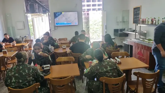 Cantina em área militar