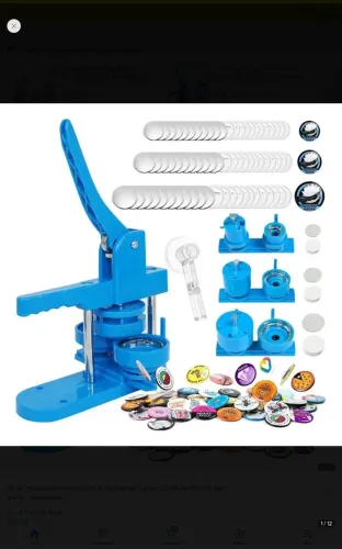 MAQUINA DE BOTTONS Azul