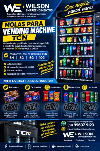 Molas para vending machine