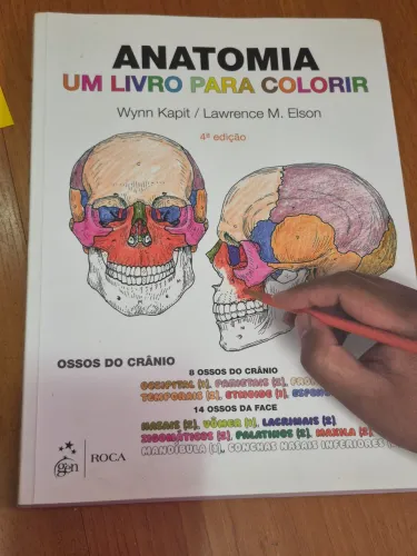 Anatomia: um livro para colorir - Lawrence M. Elson USADO