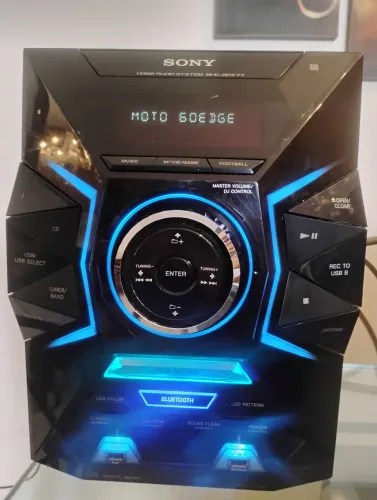 Sony mhc gpx77 genesis 1500watts RMS bluetooth melhor JBL ultimate LG xboom Philco pulse
