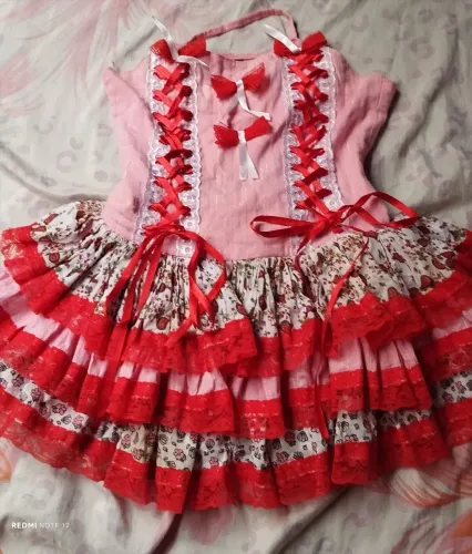 Vestido junino infantil 