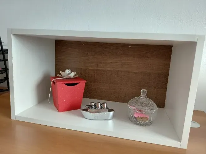 Nicho De Parede 60,5 X 30 X 2 Cm 100% Mdf Branco