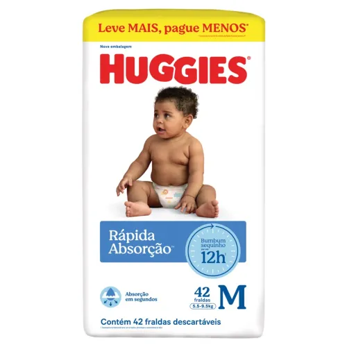 Vendo fralda Huggies rápida absorção