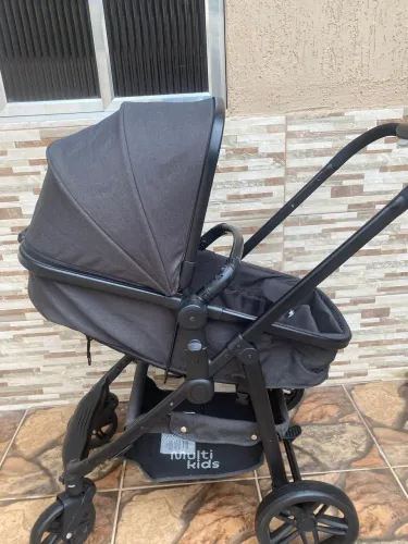 Carrinho de Bebê Beyond 2 em 1 Multikids Baby (Preto) - Pouco-Uso