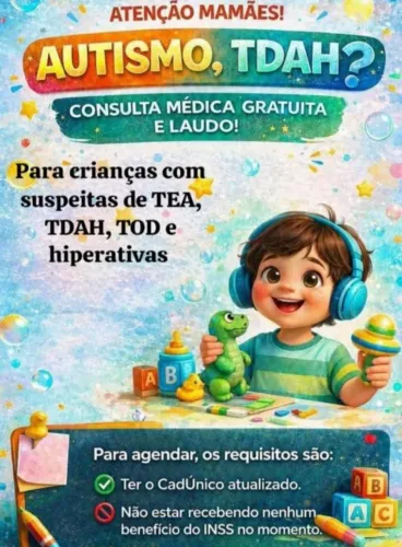 Consulta grátis com laudo no mesmo dia