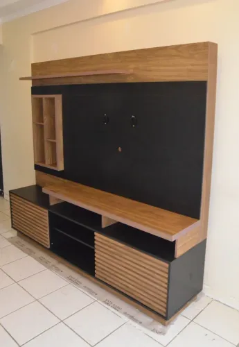 estante / painel / home theater modelo eldorado