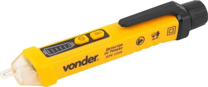 Detector De Tensão C/ Sinal Sonoro E Luz Profissional Vonder
