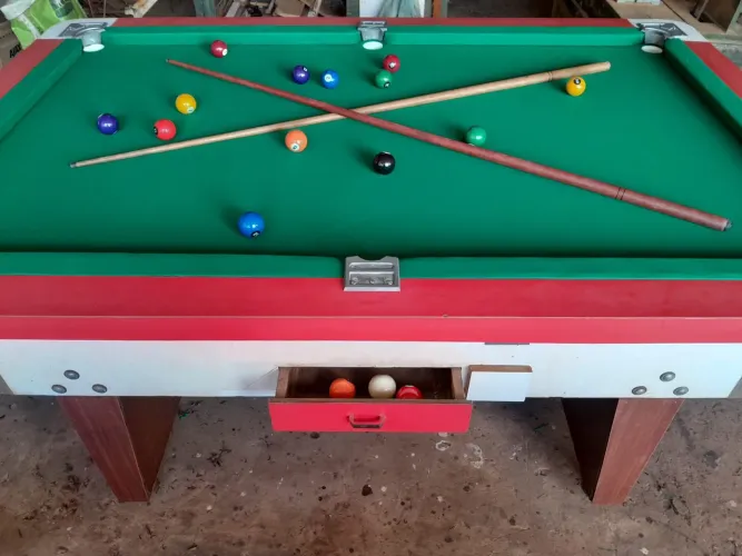 Mesa de bilhar para residência e bar