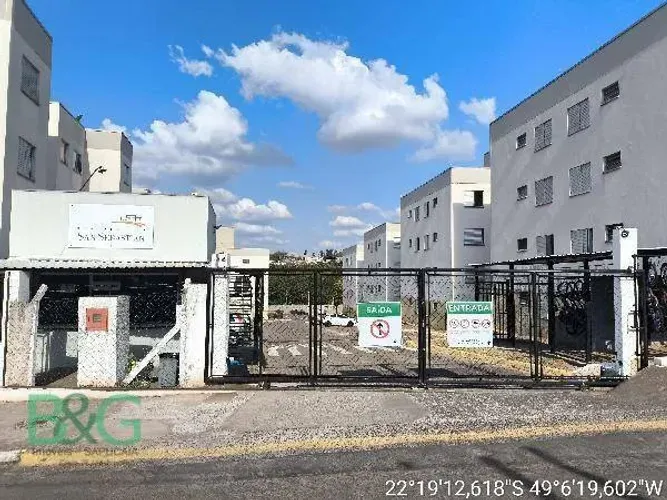 Apartamento com 2 dormitórios à venda, 46 m² por R$ 76.402,92 - Vila Santa Filomena - Baur