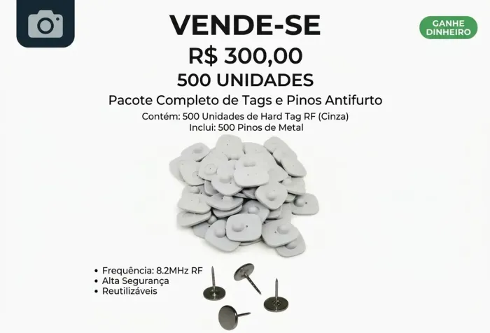 Etiqueta antifurto para roupas