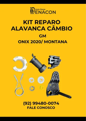 Kit Reparo Alavanca de Câmbio GM Novo Onix / Nova Montana 