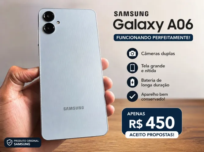 Samsung Galaxy A06 - Conservado | Ótimo Preço