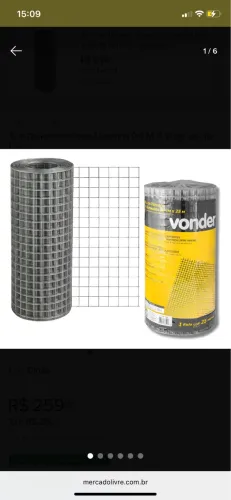 Tela De Reforço P/Alvenaria 