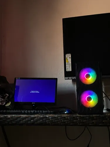 TROCO OU VENDE-SE PLACA MÃE + PROCESSADO +GB RAM DDR3+ FONTE + GABINETE + MONITOR + ..