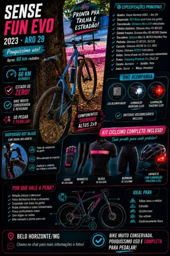 Bicicleta aro 29 Nova 