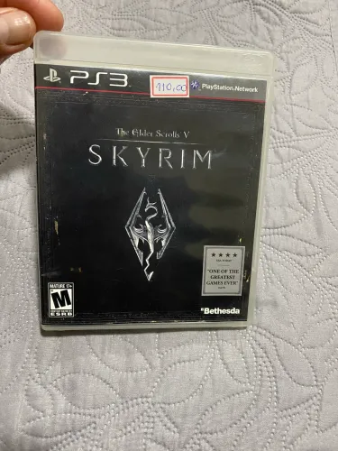 The Glder Scrolls V Skyrim com mapa + encarte