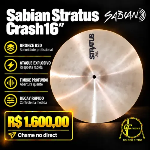 SABIAN STRATUS CRASH 16´
