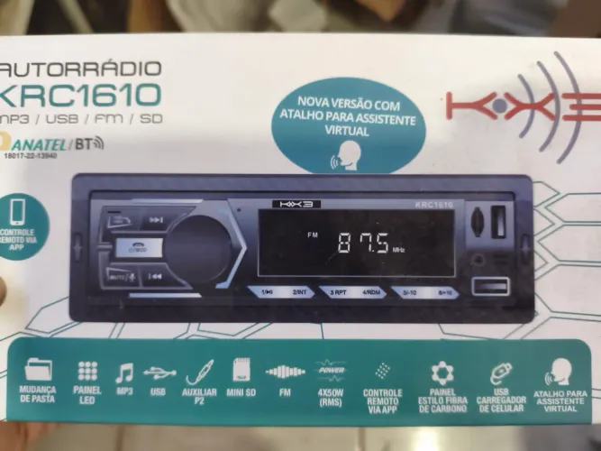 Auto Rádio mp3/USB/FM/SD