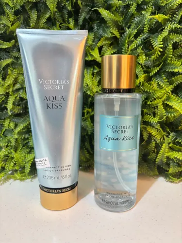 Kit body splash + Hidratente - Victoria Secrets -Aqua Kiss