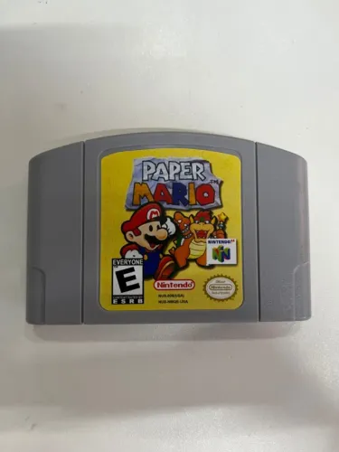 JOGO PAPER MARIO (RELABEL) SEMINOVO - N64