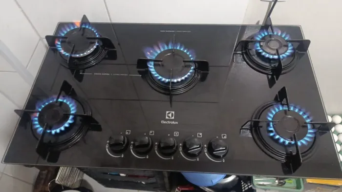 Fogão Cooktop 5 bocas