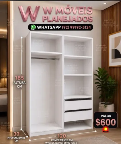 CLOSET MDF BRANCO