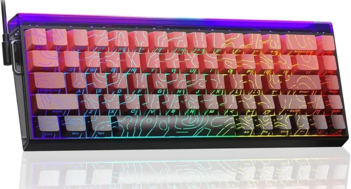Teclado Gamer Magnético AULA HERO68 HE - Novo