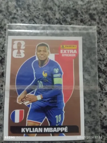Figurinha extra sticker BRONZE 