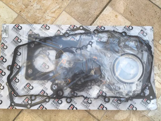 Junta motor com retentor ranger 3.0 nova completa 